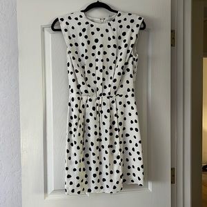 New mango polka dot dress